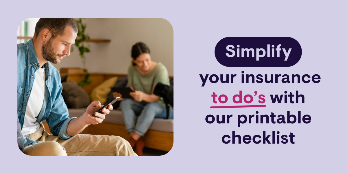 simplify your insurance to dos with our printable checklist