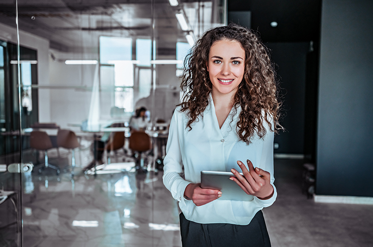 Professional male CPA in office